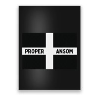 Proper Ansom Cornish Saying Cornwall Poster