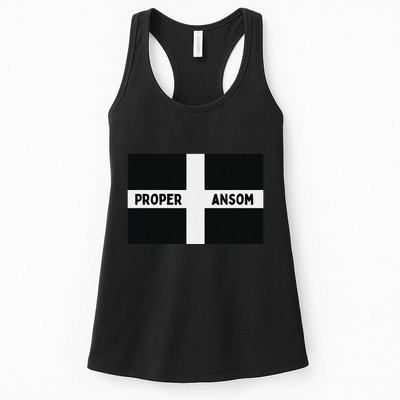 Proper Ansom Cornish Saying Cornwall Womens Tank Top