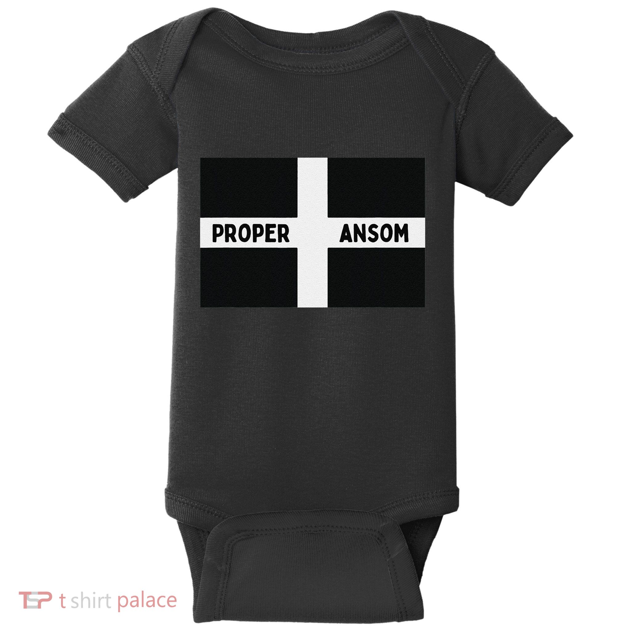 Proper Ansom Cornish Saying Cornwall Baby Bodysuit
