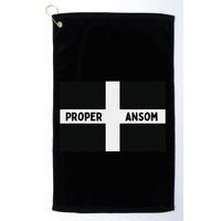 Proper Ansom Cornish Saying Cornwall Golf Towel