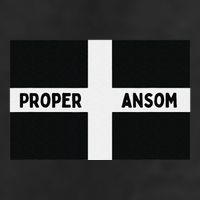 Proper Ansom Cornish Saying Cornwall Golf Towel