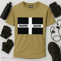 Proper Ansom Cornish Saying Cornwall Performance Shirt