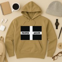 Proper Ansom Cornish Saying Cornwall Hoodie