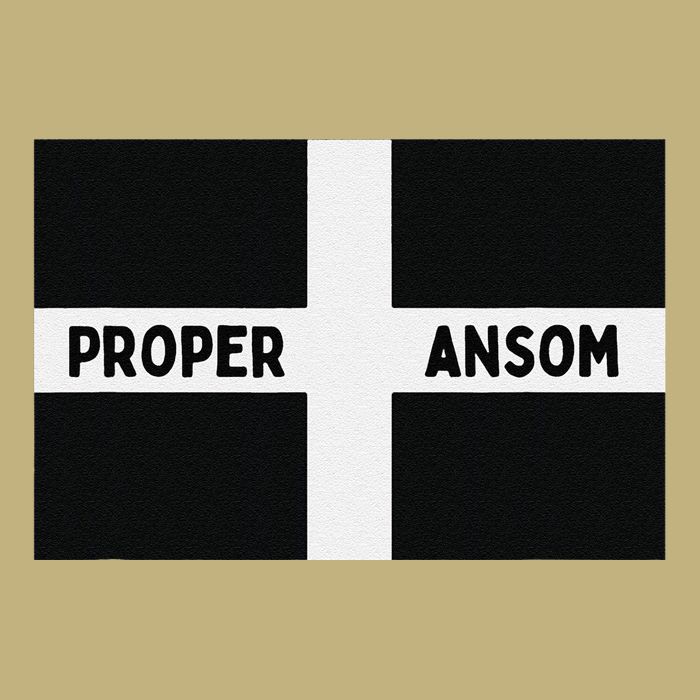 Proper Ansom Cornish Saying Cornwall Hoodie