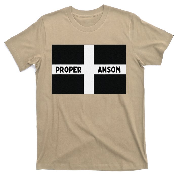 Proper Ansom Cornish Saying Cornwall T-Shirt