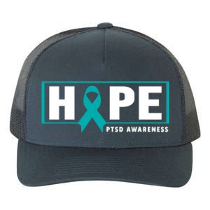 Ptsd Awareness Cute Gift Funny Gift Teal Ribbon Hope Ptsd Awareness Cute Gift Yupoong Adult 5-Panel Trucker Hat