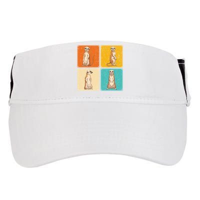 Pop Art Cute Africa Zoo Animal Lover Meerkat Adult Drive Performance Visor