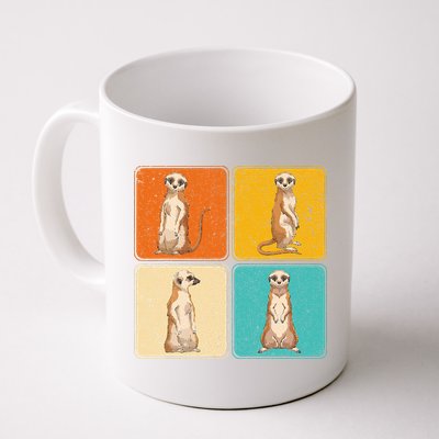 Pop Art Cute Africa Zoo Animal Lover Meerkat Mug