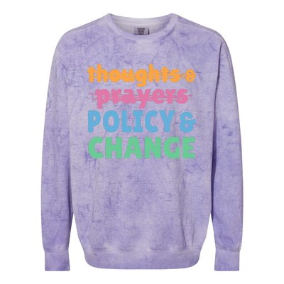 Policy and Change  Policy and Change Colorblast Crewneck Sweatshirt