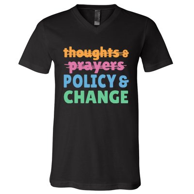 Policy and Change  Policy and Change V-Neck T-Shirt