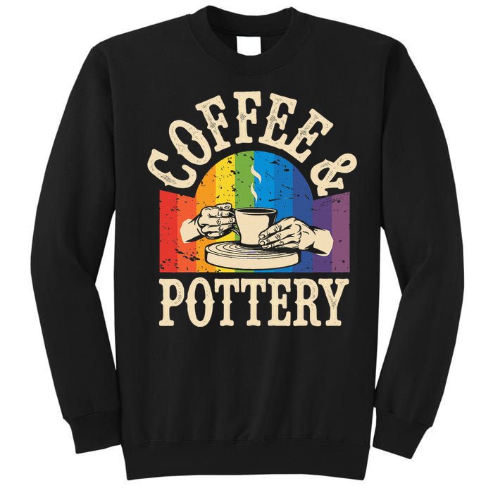 Pottery And Coffee Ceramic Artist Tall Sweatshirt