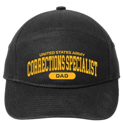 Proud Army Corrections Specialist Dad Meaningful Gift 7-Panel Snapback Hat