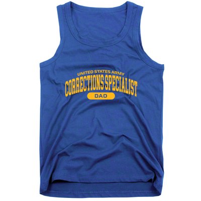 Proud Army Corrections Specialist Dad Meaningful Gift Tank Top