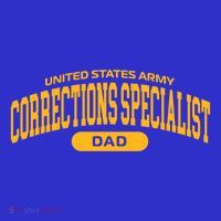 Proud Army Corrections Specialist Dad Meaningful Gift Tank Top
