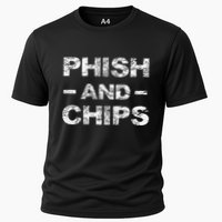 P.H.I.S.H And Chips Funny Hacker Cooling Performance Crew T-Shirt