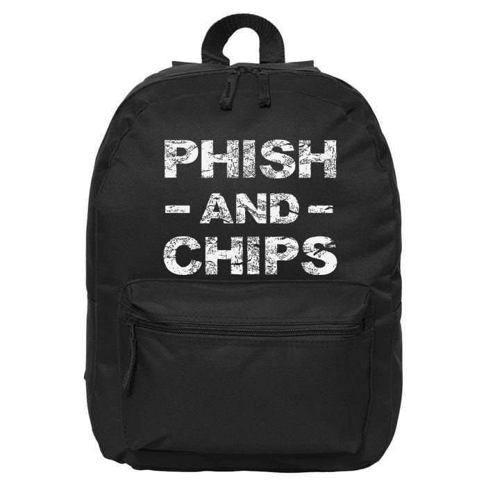 P.H.I.S.H And Chips Funny Hacker 16 in Basic Backpack