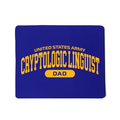 Proud Army Cryptologic Linguist Dad Meaningful Gift Mousepad