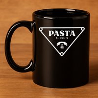 Pasta Al Dente 11oz C Handle Ceramic Mug