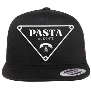 Pasta Al Dente Flat Bill Trucker Hat