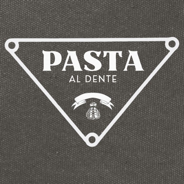 Pasta Al Dente Cotton Canvas Backpack
