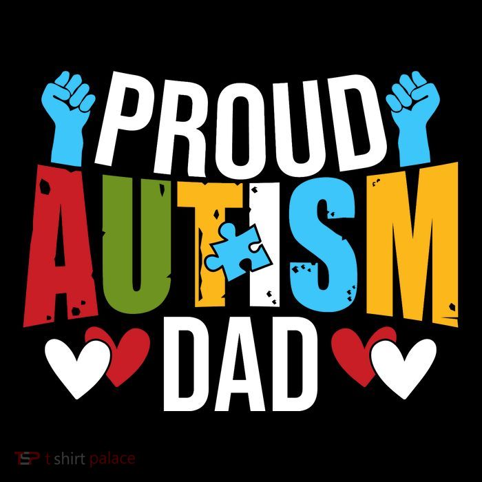 Proud Autism Dad Autism Awareness Day Flexfit Unipanel Trucker Cap