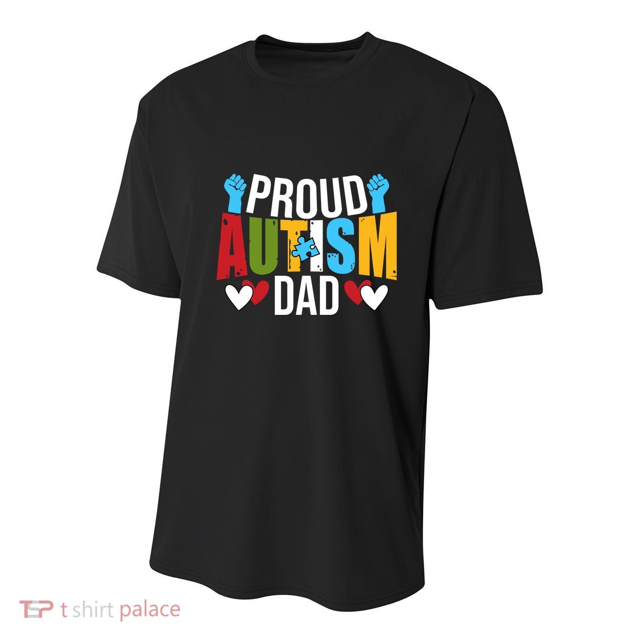 Proud Autism Dad Autism Awareness Day Youth Performance Sprint T-Shirt