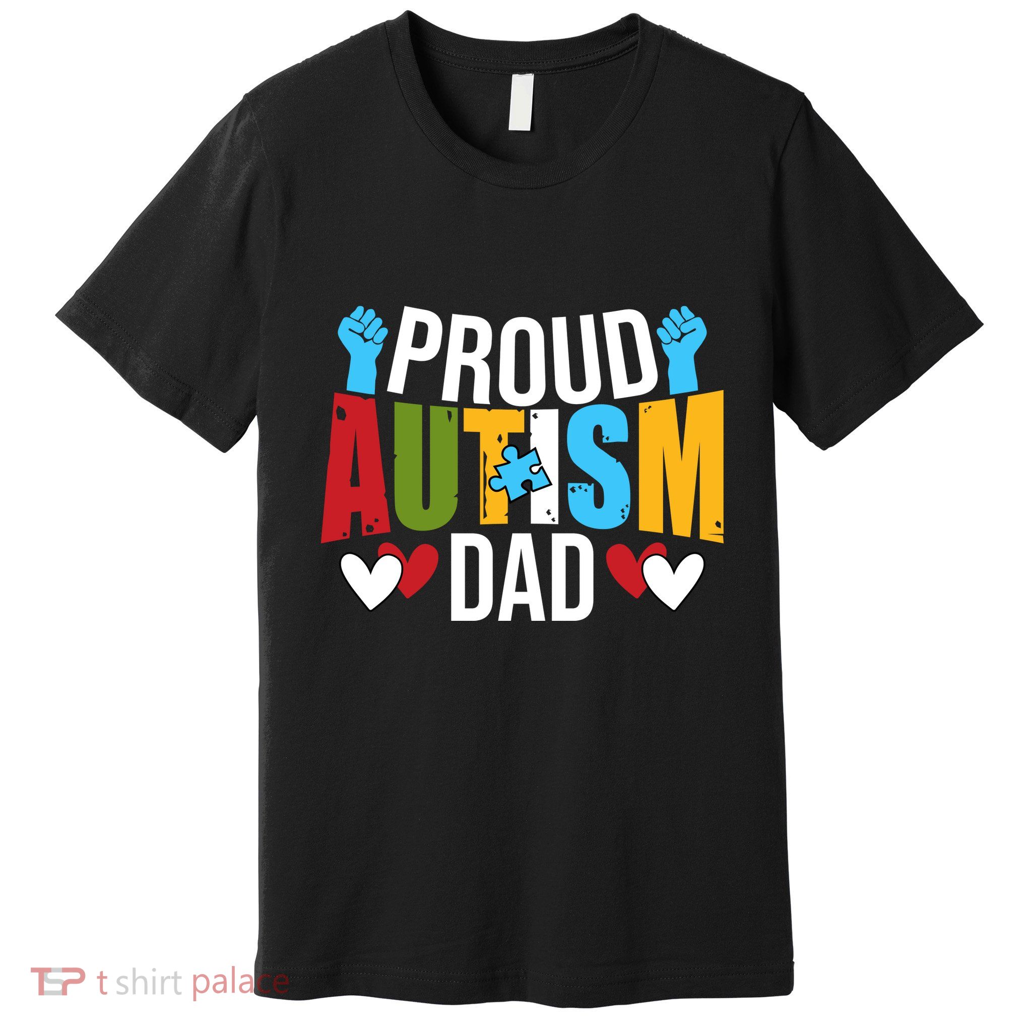 Proud Autism Dad Autism Awareness Day Premium T-Shirt