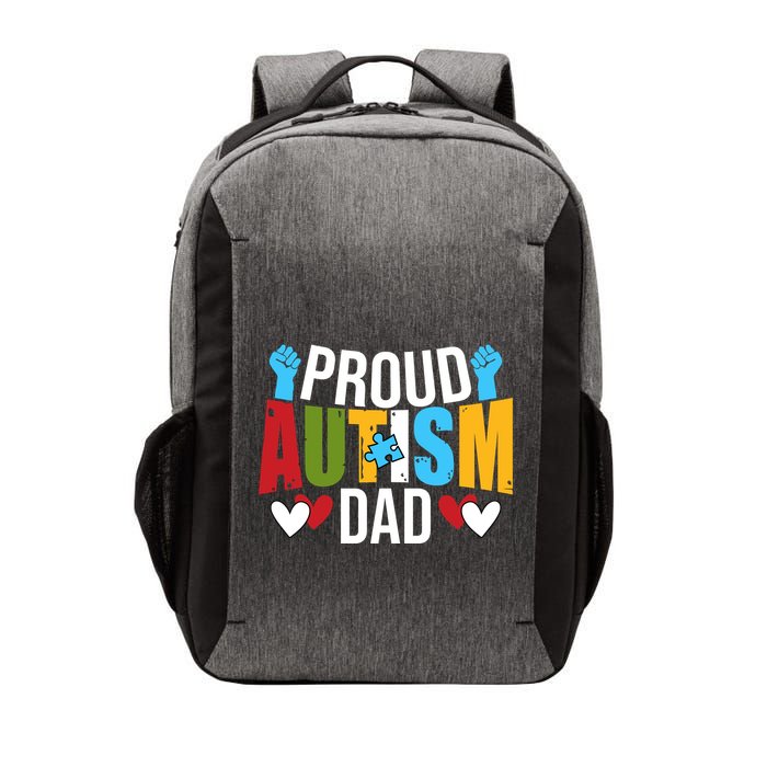 Proud Autism Dad Autism Awareness Day Vector Backpack