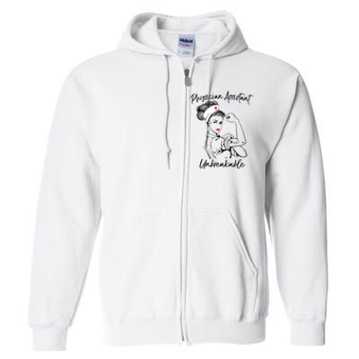 Physician Assistants Doctors Gift Full Zip Hoodie