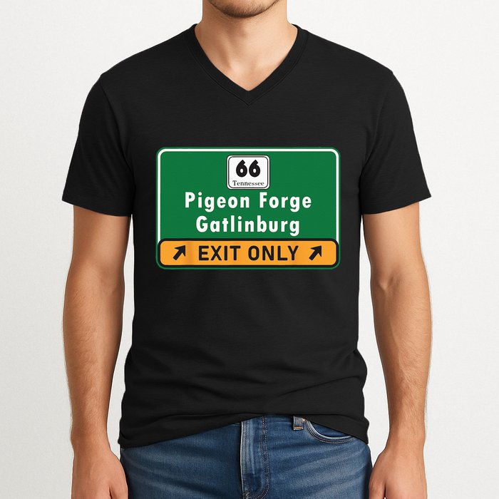 Pizza And Ducks Or Duck V-Neck T-Shirt
