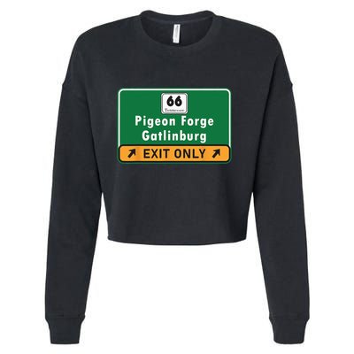 Pizza And Ducks Or Duck Cropped Pullover Crew