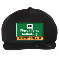 Pizza And Ducks Or Duck Wool Snapback Cap