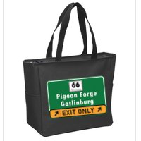 Pizza And Ducks Or Duck Zip Tote Bag