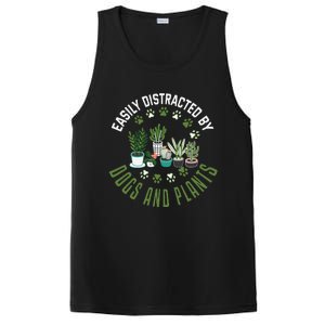 Plants And Dogs Funny Plant Lover Dog Lover Plant PosiCharge Competitor Tank