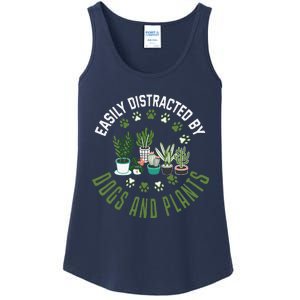 Plants And Dogs Funny Plant Lover Dog Lover Plant Ladies Essential Tank