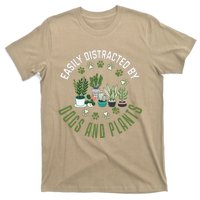 Plants And Dogs Funny Plant Lover Dog Lover Plant T-Shirt