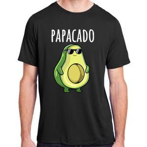 Pregnancy Announcements Dad Funny Papacado Adult ChromaSoft Performance T-Shirt