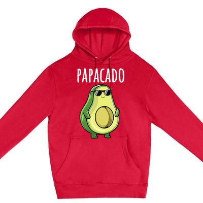 Pregnancy Announcements Dad Funny Papacado Premium Pullover Hoodie