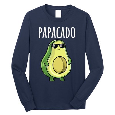 Pregnancy Announcements Dad Funny Papacado Long Sleeve Shirt