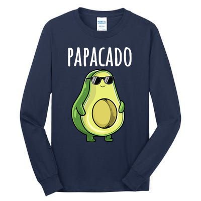 Pregnancy Announcements Dad Funny Papacado Tall Long Sleeve T-Shirt