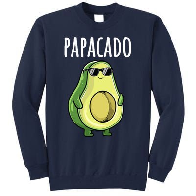 Pregnancy Announcements Dad Funny Papacado Tall Sweatshirt