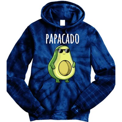 Pregnancy Announcements Dad Funny Papacado Tie Dye Hoodie