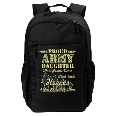 Proud Army Daughter Gift Daily Commute Backpack