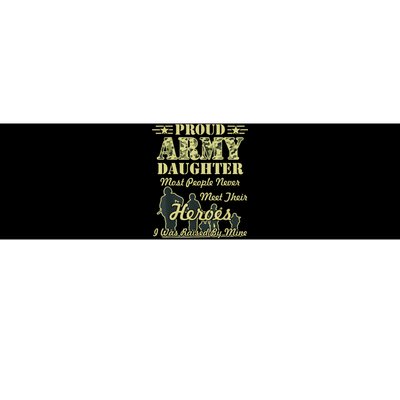 Proud Army Daughter Gift Bumper Sticker