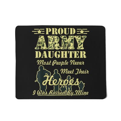 Proud Army Daughter Gift Mousepad