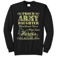 Proud Army Daughter Gift Tall Sweatshirt