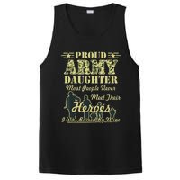 Proud Army Daughter Gift PosiCharge Competitor Tank