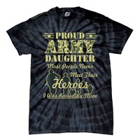 Proud Army Daughter Gift Tie-Dye T-Shirt