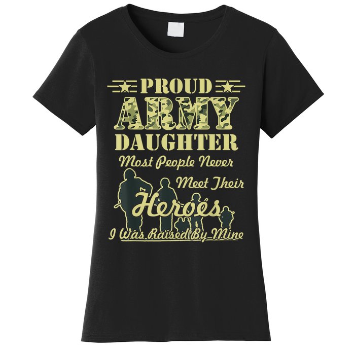 Proud Army Daughter Gift Women's T-Shirt