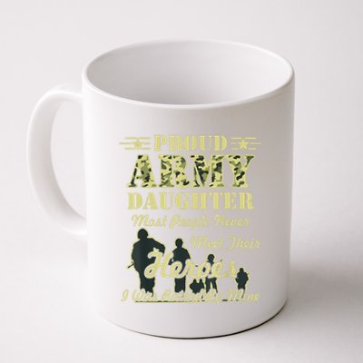 Proud Army Daughter Gift Coffee Mug